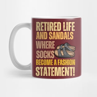 retired life Mug